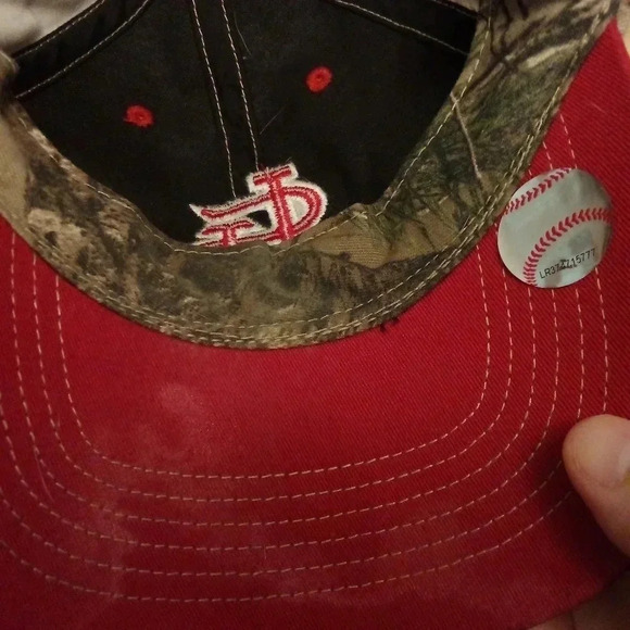 St Louis Cardinals MLB Green Camo 47 Brand Adjustable Dad Hat - Picture 6 of 7